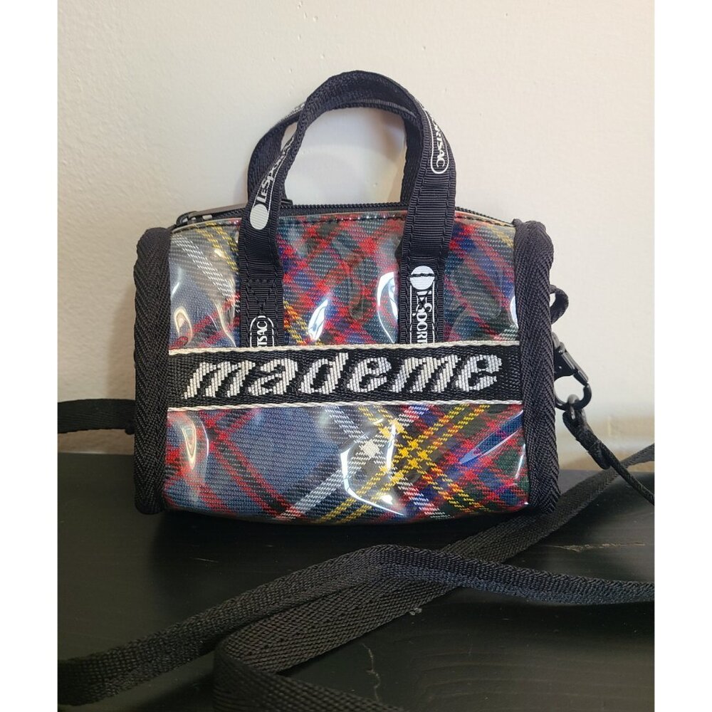 MadeMe LeSportSac Mini Duffle Bag Purse Plaid